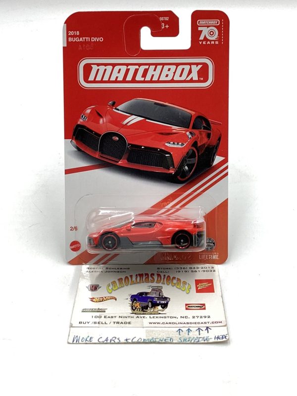 2023 matchbox 70 years Target 2018 Bugatti Divo #2 Online