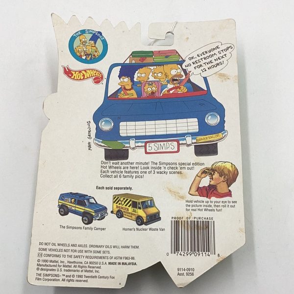 Hot wheels The Simpsons Family Camper For Sale