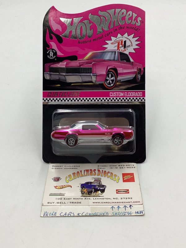 hot wheels redline club RLC Custom Eldorado with protector Cheap