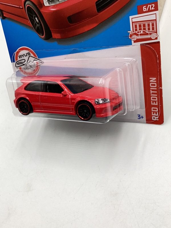 2022 hot wheels #125 99 Honda Civic Type R EK9 Target Red 6 12 Supply