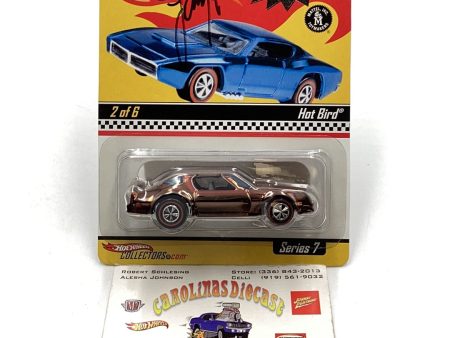 Hot wheels series 7 neo Classics Hot Bird 2 of 6 signed by Larry Wood 2000 10000 on Sale