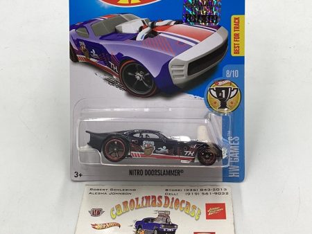 2016 hot wheels super treasure hunt #238 Nitro Doorslammer W Protector For Sale