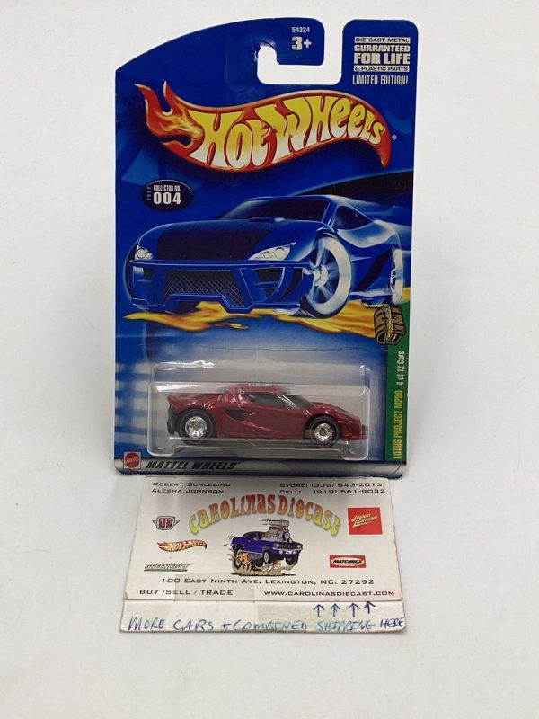 2002 Hot Wheels Treasure Hunt  #4 Lotus Project M250 rubber tires W protector 63B Sale