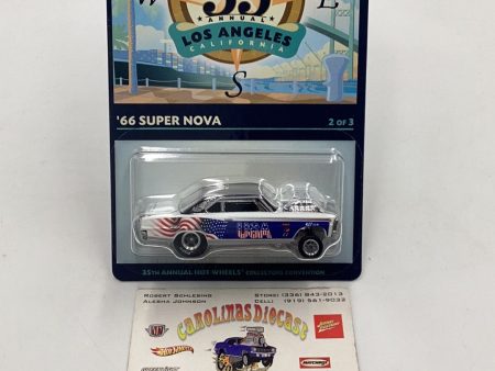 2021 Hot Wheels 35th Annual Collectors Convention ‘66 Super Nova 04242 06200 For Sale