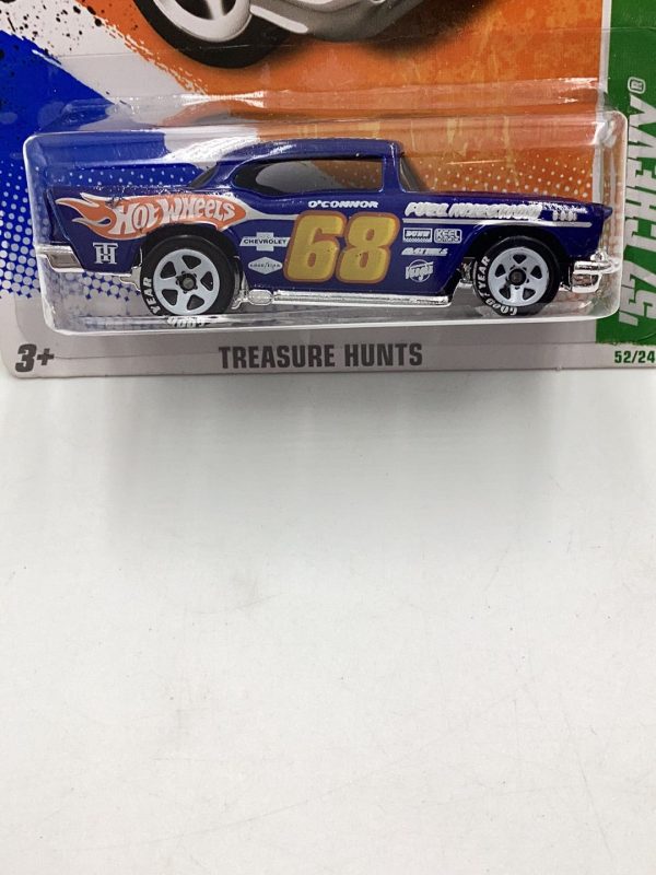 2011 hot wheels #52 treasure hunt 57 Chevy W  protector Online Hot Sale