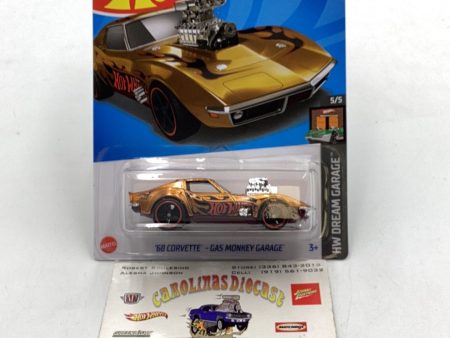 2023 hot wheels super treasure hunt 68 Corvette Gas Monkey W  Protector Online