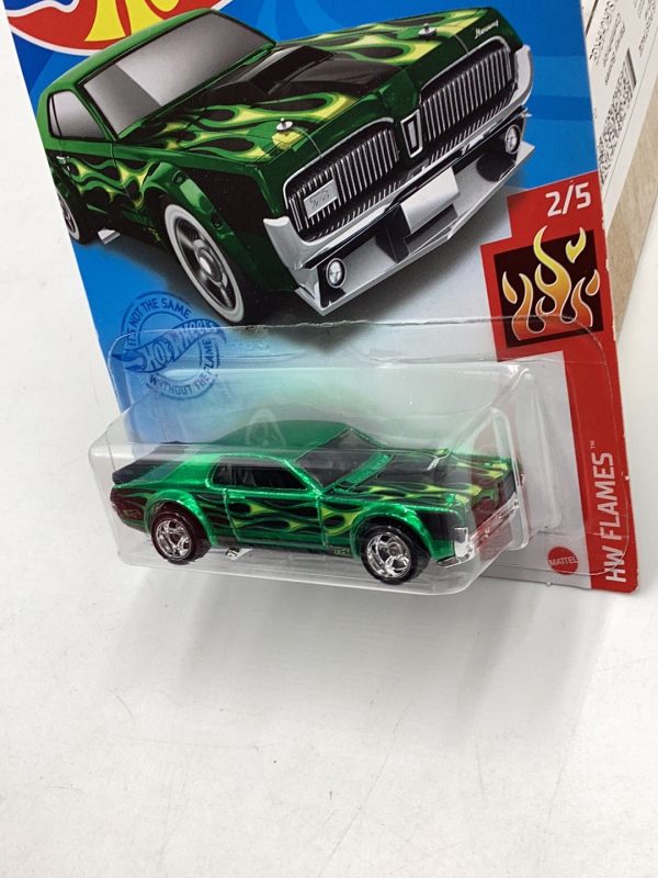 2021 hot wheels super treasure hunt #207 68 Mercury Cougar creased card W Protector Online Sale