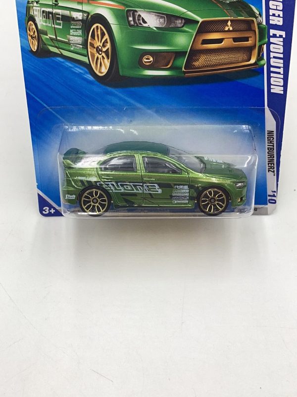 2010 Hot Wheels Nightburnerz 2008 Lancer Evolution Factory Sealed Fashion