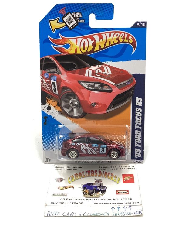 2012 hot wheels super treasure hunt #129 09 Ford Focus RS Supply