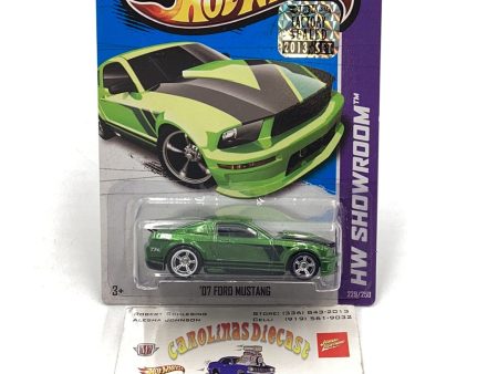 2013 hot wheels super treasure hunt #229 07 Ford Mustang factory sealed sticker W Protector Cheap