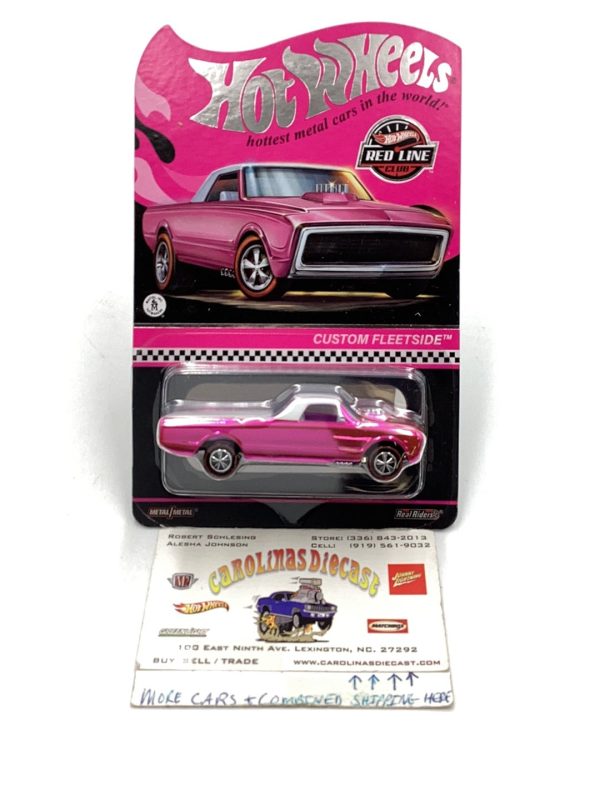 hot wheels redline club RLC custom Fleetside with protector Cheap