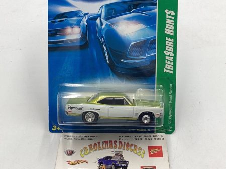 2008 Hot Wheels Super Treasure Hunt 70 Plymouth Roadrunner #162 with protector For Cheap