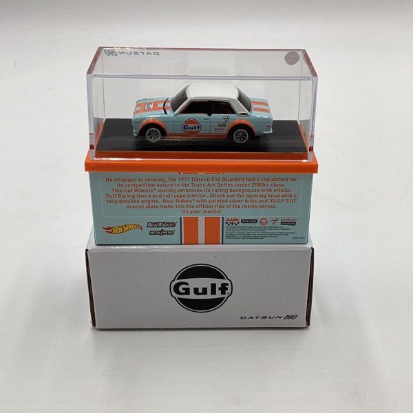 2022 Hot Wheels RLC Datsun 510 Gulf Acrylic Supply