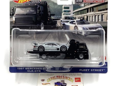 HOT WHEELS CAR CULTURE TEAM TRANSPORT #59 1997 Mercedes Benz CLK- GTR Fleet Street 281H Discount