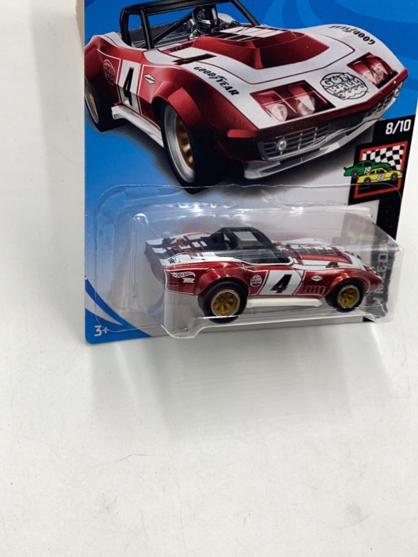 2018 hot wheels super treasure hunt #173 69 Corvette Racer W Protector Discount