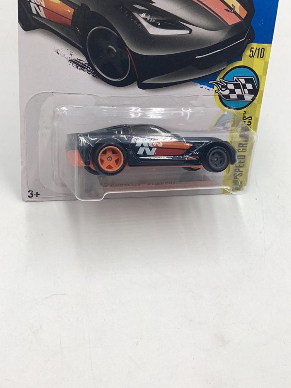 2016 hot wheels super treasure hunt 14 Corvette Stingray W Protector Online