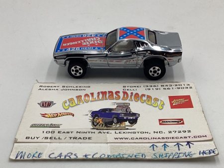 Hot Wheels 40th anniversary Dixie Challenger Chrome exclusive loose car VHTF For Cheap