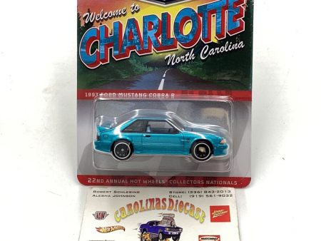 Hot wheels 22nd annual collectors Nationals dinner car 1993 Ford Mustang cobra r #952 4000 For Cheap