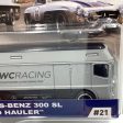 Hot wheels car culture team transport #21 Mercedes Benz 300 SL euro hauler 278F on Sale