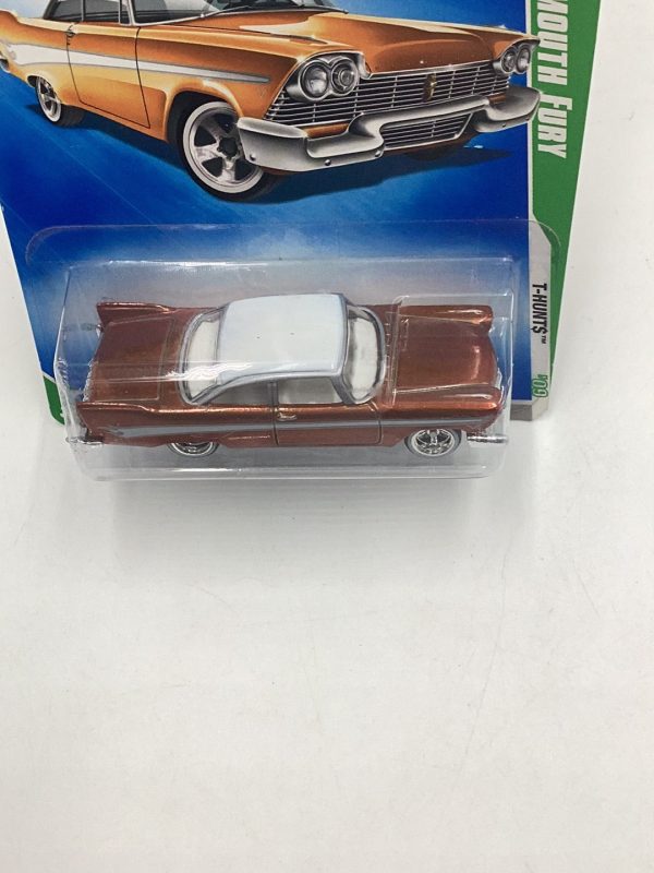 2009 hot wheels treasure hunt #44 57 Plymouth Fury with protector Online Sale