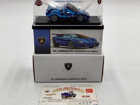 2022 Hot Wheels RLC sELECTIONs ‘82 Lamborghini Countach LP500S Blue For Cheap