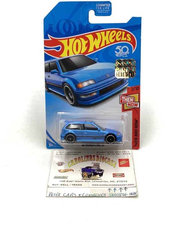 2018 hot wheels 90 Honda Civic EF Kmart exclusive htf!!! Factory sealed sticker With protector Cheap