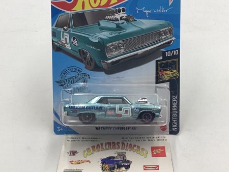 2019 hot wheels super treasure hunt #247 64 Chevy Chevelle SS W Protector Cheap