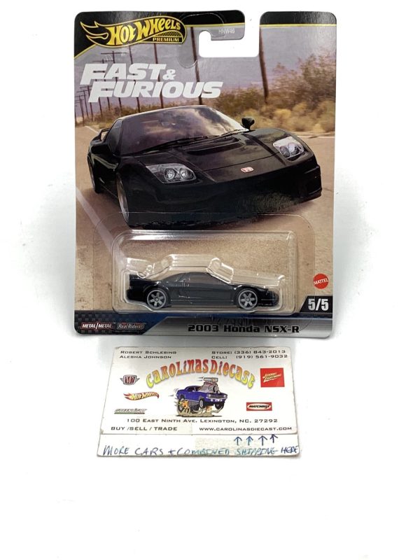 2023 Hot Wheels Car Culture Fast & Furious #5 2003 Honda NSX-R 247C Online Sale