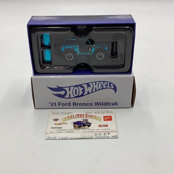 2023 Hot Wheels RLC ‘21 Ford Bronco Wildtrak Blue Sale