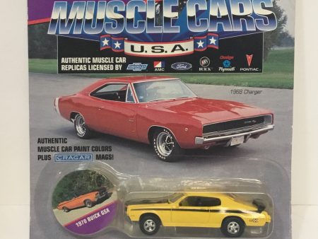 Johnny lightning muscle cars USA 1970 Buick GSX yellow 209B Online now