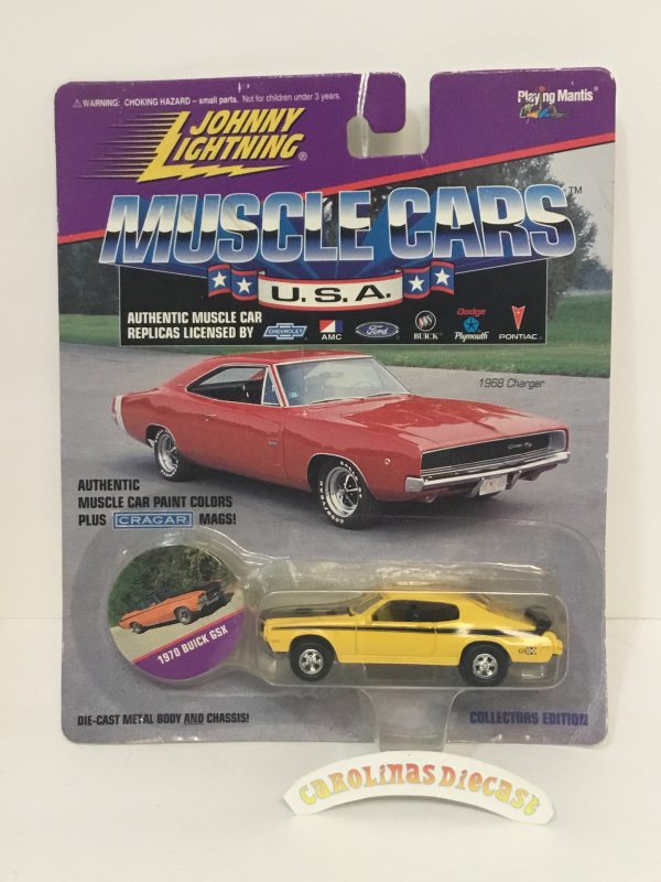 Johnny lightning muscle cars USA 1970 Buick GSX yellow 209B Online now