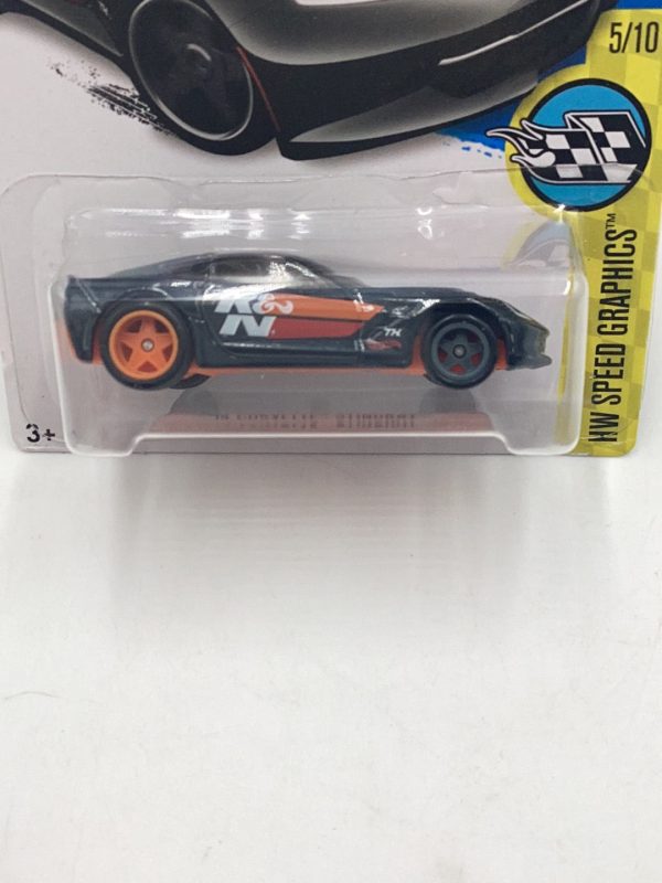 2016 hot wheels super treasure hunt 14 Corvette Stingray W Protector Online