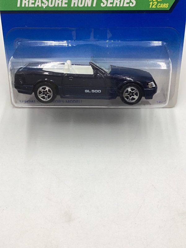 1997 Hot Wheels Treasure Hunt #580 Mercedes 500 SL #3 of 12 with protector Online now