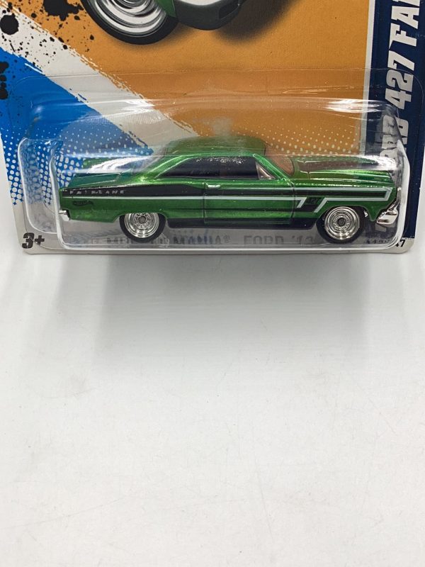 2012 hot wheels super treasure hunt #112 66 Ford 427 Fairlane W Protector For Sale