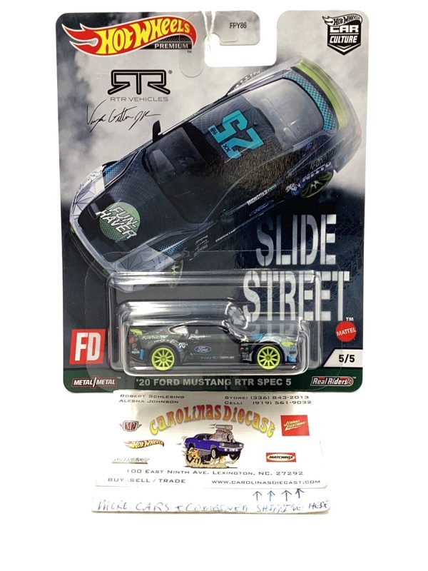 2021 Hot wheels car culture Slide Street #5 20 Ford Mustang RTR Spec 5 Sale