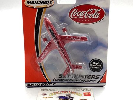 2000 Matchbox Sky Busters Coca Cola plane 113B Cheap