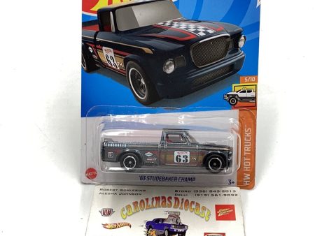 2022 hot wheels super treasure hunt #93 63 Studebaker Champ W  Protector Online Sale