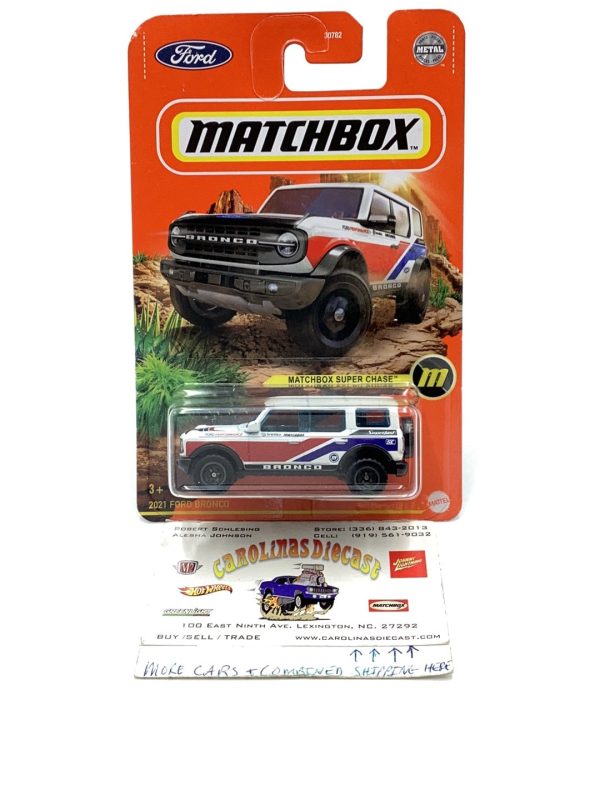 2022 matchbox Super Chase 2021 Ford Bronco VHTF NEW!!! For Discount