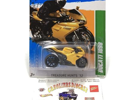 2012 Hot Wheels Treasure Hunts #52  DUCATI 1098 #52 63B Sale