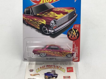 2017 hot wheels super treasure hunt 63 Chevy II W Protector Online