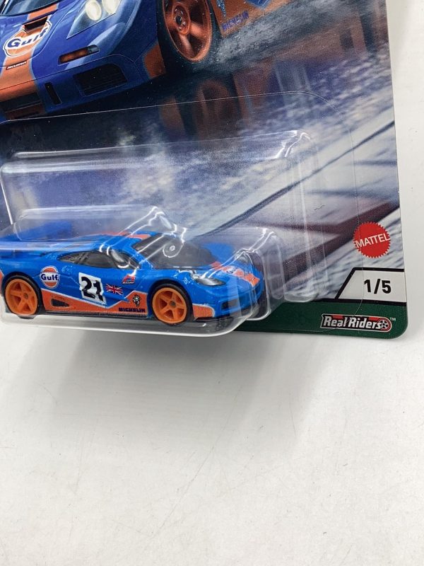 Hot wheels British Horse Power 1 5 Gulf McLaren F1 GTR Hot on Sale