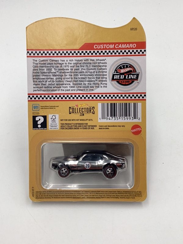 2022 Hot Wheels RLC Custom Camaro Chase Card Online Sale