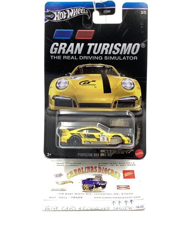 2024 Hot Wheels Gran Turismo 3 5 Porsche 911 GT3 RS 154E Hot on Sale