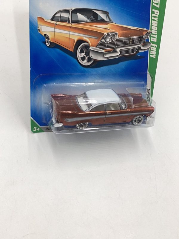 2009 hot wheels treasure hunt #44 57 Plymouth Fury with protector Online Sale