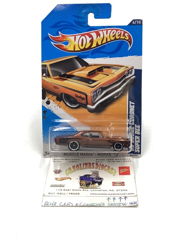 2012 hot wheels super treasure hunt #84 Dodge Coronet Super Bee W Protector Sale