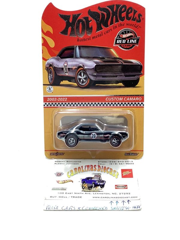 Hot wheels redline club Custom Camaro with protector Discount