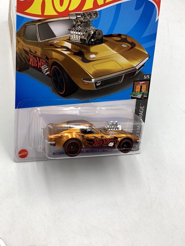 2023 hot wheels super treasure hunt 68 Corvette Gas Monkey W  Protector Online