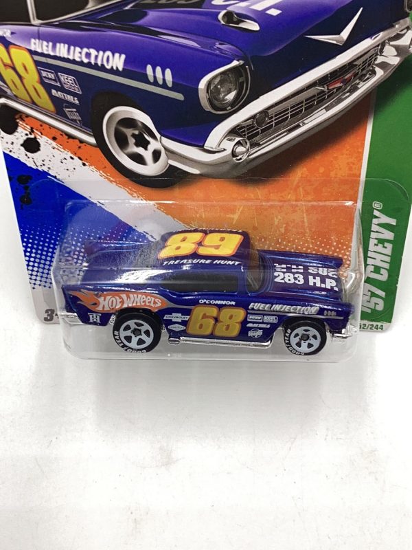 2011 hot wheels #52 treasure hunt 57 Chevy W  protector Online Hot Sale