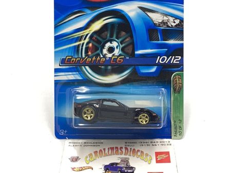 2006 Hot Wheels #48 Treasure Hunt Corvette C6 W protector 66E Online Sale