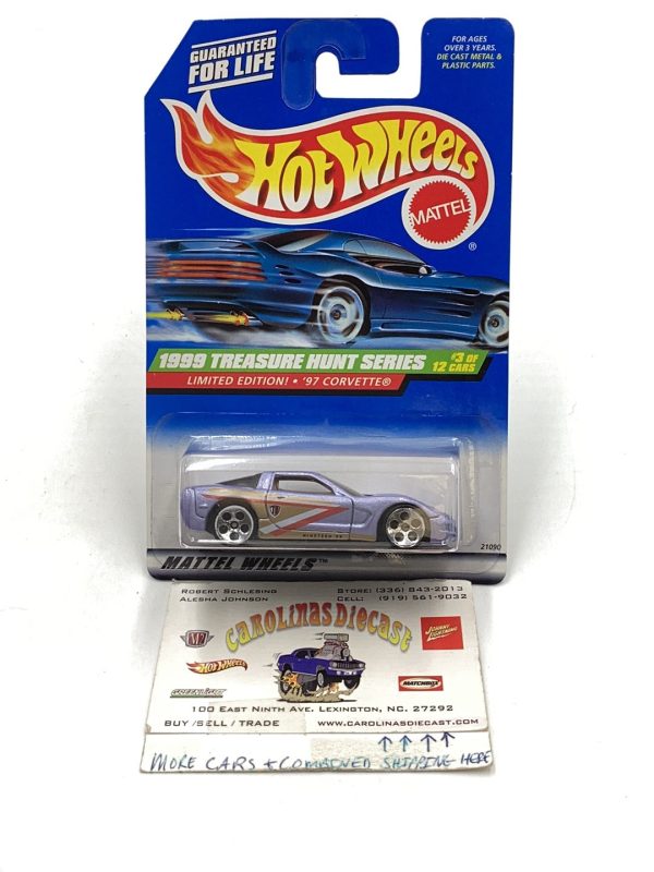 1999 Hot Wheels Treasure Hunt Series #931 97 Corvette Supply